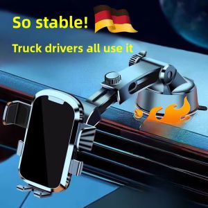 MONLEYTA | Anti-Shake Anti-Vibration Car Phone Mount with Suction Cup and Vent Mount