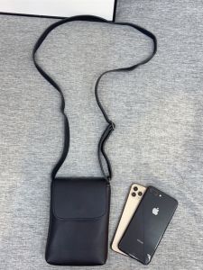 กระเป๋าสะพายข้างแบบหนัง PU สไตล์เกาหลี กระเป๋าใส่โทรศัพท์มือถือสำหรับผู้หญิง กระเป๋าสะพายข้างแบบปรับได้ กระเป๋าสะพายข้างแบบลำลอง