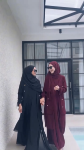 Sabrina Abaya Ceruty & Payet Gamis Wanita Terbaru 2025
