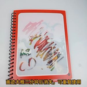 👶🏻Woobbies Book Kids Magic Water Book Colouring Drawing Book Reuseable Coloring Painting Buku Magik Free Pen