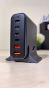 M-4C2A 110W Charger Type C Super Fast Charging: 6-in-1 Adaptor PD&QC 4.0