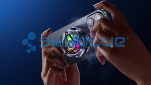 Skyblue Phone Cooler Gaming Wireless With Magnetic Rechargeable Fan Penyejuk Telefon Sejuk For Gamers Mobile Pubg Mlbb Phone Cooler for Gaming Cooler Fan for Phone USB Phone Cooling Fan Mobile Phone Cooler Phone Fan Accessories Magnetic Phone Cooler Gamin