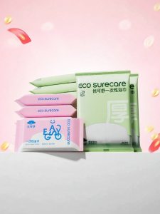 ECO SURECARE | Portable Disposable Thick Absorbent Towel