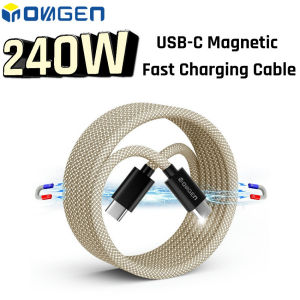 INOVAGEN สายชาร์จแม่เหล็กทั้งหมด 240W สำหรับโทรศัพท์15 ProMax USB-C สายชาร์จยาว และสายชาร์จร้อนุรีย์