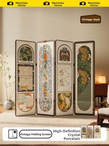 MEISD | Vintage French Folding Screen Room Divider