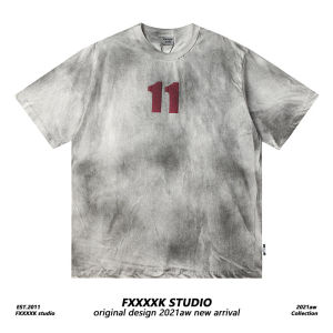 Fxk ออกแบบเองทำให้ดูเก่าแนววินเทจสไตล์อเมริกันไฮสตรีทสไตล์แอ๊บบี้สำหรับคนพิมพ์อิงค์เจ็ททำเสื้อยืดแขนสั้นสกปรกหนัก