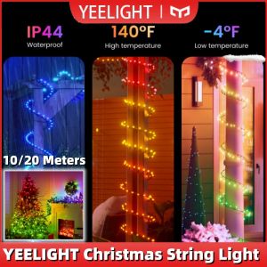 Yeelight | YEELIGHT Christmas String Lights RGB Dynamic Color Effects Bluetooth Connection 20 Lighting Modes Waterproo For Indoor Outdoor