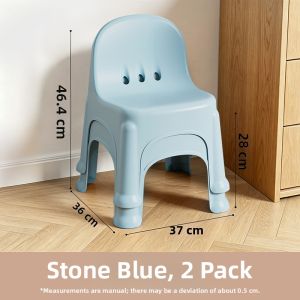 Citylong | Plastic Non-slip Sturdy Child Chair with Backrest