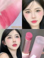 Mauve Pink Lipstick Matte Olive Skin Candy Color Tulip Pink Lip Glaze Korean Fashion Long-lasting Color Boost Non-smudge. 