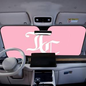 J-Juicy Cool C- Couture Anime Windshield Sun Shade For Car SUV Truck Front Window Sun Shade Accessory Visor Protector Cover