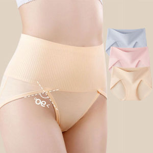 Sentexin 1/3/5Pcs Cotton Underwear Womens High Waist Panties Cotton Crotch Breathable Female Underpants M-XXL