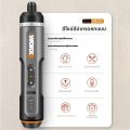 Worx 4V ไขควงไฟฟ้าชุด WX242 แบบพกพาสมาร์ทไร้สายสกรูไดร์เวอร์มินิไฟฟ้าเจาะบ้านซ่อมเครื่องมือ. 