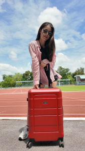 HQ LUGGAGE กระเป๋าเดินทาง ABS ระบบล็อค TSA ล้อคู่ 360 ํ รุ่น 8853