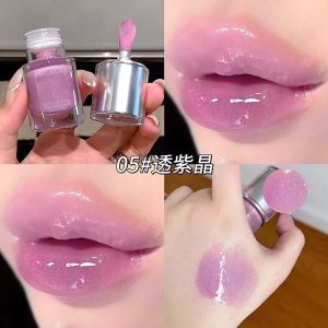 Nourishing Moisturizing Crystal Transparent Lip Gloss Fine Sparkle Multi-Layer Mirror Surface Affordable Shiny Lip Glaze