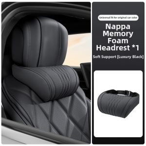 YORLELIE | Neck Support & Lumbar Pillow for Car Headrests Memory Foam