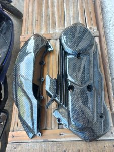 tutup filter dan tutup cvt nmax new dan aerox connected karbon