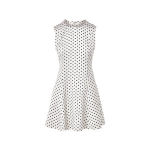 LANCY FROM 25 | Polka Dot Print Sleeveless French A-line Dress