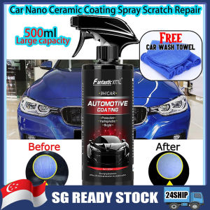 SG READY STOCK 500ml Multi-Use Car Nano Coating Spray - Scratch Repair & Polishing Paint Maintenance