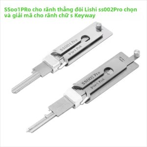Bộ Dụng Cụ Mở Khóa Yale Lishi SS001 SS002 2 Trong 1 Móc Mở Khóa Đa Năng Móc Micha Topolines Dành Cho Thợ Khóa