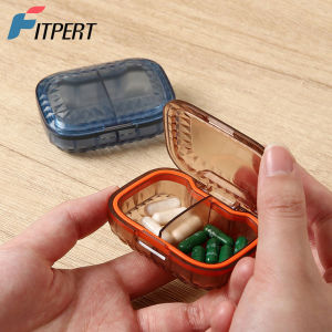 Pill Organizer Box Case Waterproof Travel Medicines Container Purse Essentials Small Fish Oil Holder Supplements Mini Pillbox
