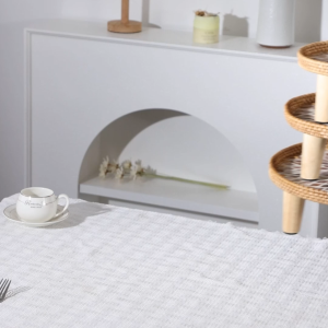 เวียดนามหวายถักเปลือกหอยถาดแสงหรูหราสีหอยถาดสร้างสรรค์แห้งน้ำตาลผลไม้ถาดมะพร้าวขนมขบเคี้ยวถาดเก็บ