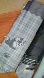 PAYUNG LIPAT4 8JARI MOTIF PUPPY CUTE MODEL TERBARU MUAT 2 ORANG ANTI UV - 5635