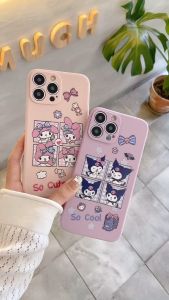 Samsung A02s A03s A04 A04s A12 A14 A32 A33 A34 A52 A52s A53 A54 4G 5G kuromi melody printed phone soft case 酷洛米美乐蒂手机壳