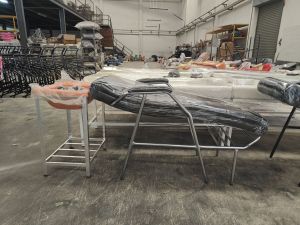 📢เตียงสระผมยาว🔥 เตียงสระยาว+ท่อน้ำทิ้ง+สะดืออ่าง+ขาอ่างอลูมิเนียม+ที่วางแขน+อ่างสระ โรงงานมาเองเลือกสีทักแชท