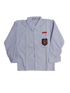 Kemeja putih lengan panjang seragam sekolah dasar kelas 1 s/d 6 SD