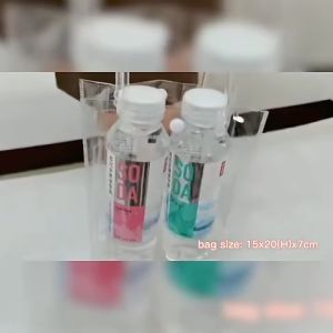 Plastic Transparent Bag Tote Bag Reusable Party Gift Transparent Bag Pvc Bag 1 Piece