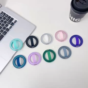 Universal Smartphones Mobile Phone Stand  Grip Ring Stand With Magnetic Mobile Phone Silicone Ring Holder And Finger Strap