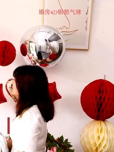 Bóng tròn 4D  bóng cầu gai Bóng 4D Trang Trí Sinh Nhật Decor Tiệc Cưới Sự Kiện Siêu Đẹp MBBDECOR