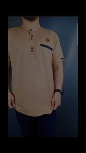 Kemeja Koko Kurta Bahan Katun - Baju Muslim - Pakaian Muslim Pria