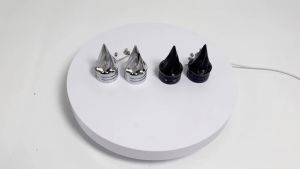 Motorcycle Chrome Front Axle Cap Nut Covers Twisted Caps For Harley Sportster Touring Road King FLHX Dyna Softail Fat Boy 08-23