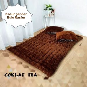 KASUR LANTAI BULU RASFUR FREE BANTAL