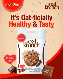 [EASY PACK] MUNCHYS OAT KRUNCH DARK CHOCOLATE / STRAWBERRY & BLACKCURRANT HALAL BISKUT OAT (PANTRY USE)