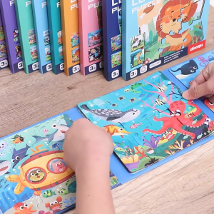 3 in 1 Magnetic Puzzles Book For Children‘s Birthday Party Gift Childrens Day Gift Jigsaw Early Education Puzzle Magnet