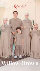 BAJU SARIMBIT KELUARGA 2025 EKSIS 273 WILLOW BROWN BY SEPLY / SARIMBIT SEPLY EKSIS SERIES 2025