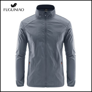 Fuguiniao Camping Men Jacket Male Summer Jacket Coat Windbreaker Outwear Hiking Jackets Sun Protection Fishing Clothing