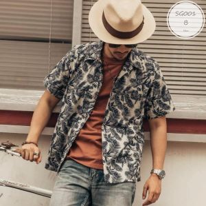 ML001 เสื้อเชิ้ตฮาวายซัมเมอร์ งานป้าย งานผู้ชาย "หญิงใส่ได้