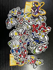 Miếng Dán Vá Tự Dính Thêu Hình Siêu Anh Hùng Ultraman Cho Túi Sách Quần Áo Không Để Lại Dấu Vết Bằng Vải Cotton Nguyên Chất
