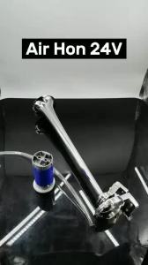 CS 18" Air Horn Single Trumpet Super Loud 150db 12V 24V Valve Set Car Truck Hon Angin Lori Treler Teloleh Kereta