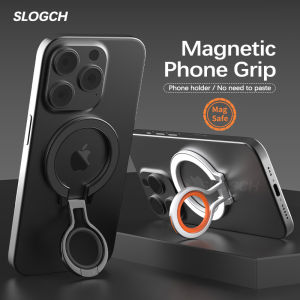 ที่จับแหวนโลหะผสมยึดโทรศัพท์ทำจากโลหะระบบแม่เหล็กขาตั้งแบบปรับได้ใช้ได้กับ MagSafe สำหรับ iPhone 15 14 13 12 Pro Max Mini สำหรับ Apple/Samsung/Huawei