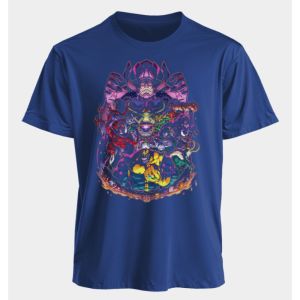 Marvel Mens and Womens T-shirts Thanos Galactus Summer American Spring and Autumn New Oversized Harajuku Fashion Short Sleeves