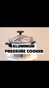 WCF Premium Aluminium Multi-Sized Pressure Cooker 7L/9L/11L/15L/18L/25L/33L with Anti-Scald Handle & Safety Valve