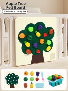QU RAN | Educational Edible-Safe Imitation Fruits and Vegetables Cutting Toy