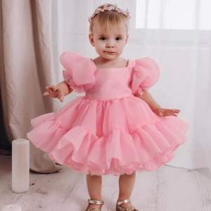 Baju Budak perempuan 6m To 3y Baby Girl Princess Dress for Girls Fancy Wedding Dress Sequins Party Birthday Dress Children Ball Gown