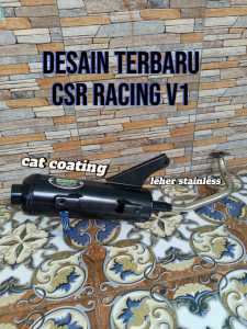 knalpot racing beat Scoopy genio original csr