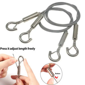 Adjustable Picture Hanging Wire Mirror Frame Hanging Cable Heavy Duty Stainless Steel Wire Rope for Mirror Paintings Lamp