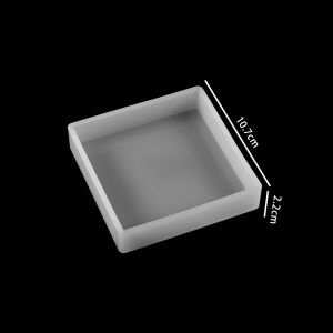 1Pcs Square Rectangle Silicone Mold Dried Flowers Plant UV Epoxy Resin Mould For DIY Coaster Pendant Jewelry Making Accessories